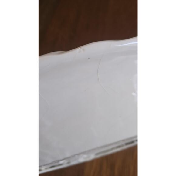 Large White Ceramic Fish Shaped Serving Platter Tray Coastal Nautical Decor - Picture 11 of 11